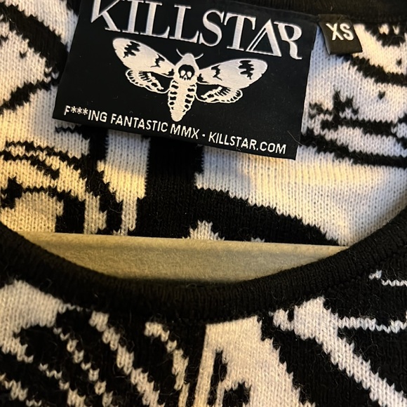 Killstar Sweater Dress - Black My Eye - Picture 5 of 6